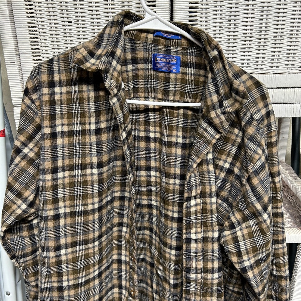 Pendleton Plaid Flannel Shirt